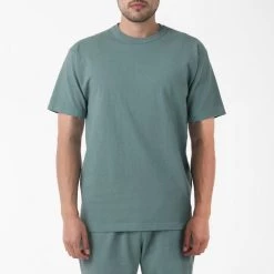 Los Angeles Apparel Men's 1203GD - Short Sleeve Binding Garment Dye T-Shirt
