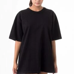 Los Angeles Apparel Women's 1203GD Unisex - Short Sleeve Binding Garment Dye T-Shirt