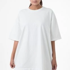 Los Angeles Apparel Women's 1203GD Unisex - Short Sleeve Binding Garment Dye T-Shirt