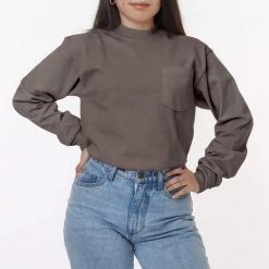 Los Angeles Apparel 1210GD Unisex - 8.5 Oz. Heavy Jersey Boxy Work Shirt Women's