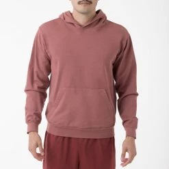 Los Angeles Apparel MWT09GD - Long Sleeve Garment Dye French Terry Pullover Hoodie