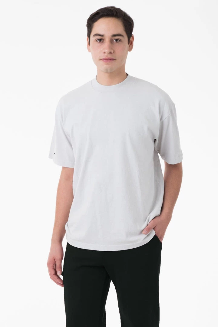 Los Angeles Apparel Men's 1405GD - Short Sleeve Garment Dye Mockneck T-Shirt 10 Los Angeles Apparel Men's 1405GD - Short Sleeve Garment Dye Mockneck T-Shirt