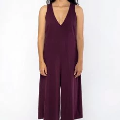 Los Angeles Apparel 14307GD - Sleeveless Heavy Jersey Jumpsuit