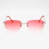 Los Angeles Apparel SGLOLITA - Lolita Red Heart Decal Sunglasses Women's