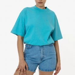 Los Angeles Apparel 1801GD Unisex - 6.5oz Garment Dye Crew Neck T-Shirt Women's