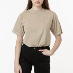 Los Angeles Apparel Women's 1801GD Unisex - 6.5oz Pigment Dye Crew Neck T-Shirt