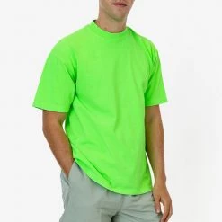 Los Angeles Apparel Men's 1801NEON - 6.5oz Garment Dye Crew Neck T-Shirt (NEONS) 18 Los Angeles Apparel Men's 1801NEON - 6.5oz Garment Dye Crew Neck T-Shirt (NEONS)