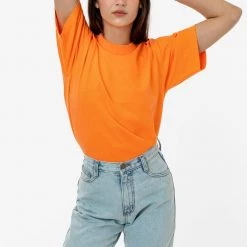 Los Angeles Apparel Men's 1801NEON - 6.5oz Garment Dye Crew Neck T-Shirt (NEONS) 28 Los Angeles Apparel Men's 1801NEON - 6.5oz Garment Dye Crew Neck T-Shirt (NEONS)