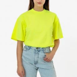 Los Angeles Apparel Men's 1801NEON - 6.5oz Garment Dye Crew Neck T-Shirt (NEONS) 29 Los Angeles Apparel Men's 1801NEON - 6.5oz Garment Dye Crew Neck T-Shirt (NEONS)