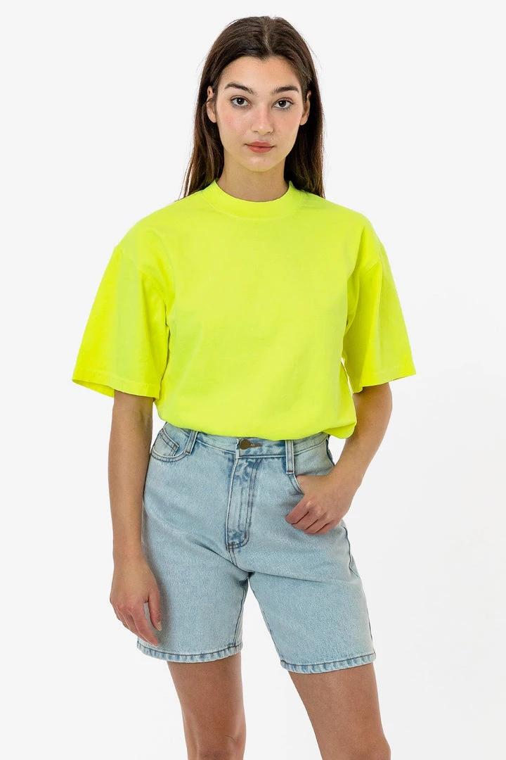 Los Angeles Apparel Men's 1801NEON - 6.5oz Garment Dye Crew Neck T-Shirt (NEONS) 16 Los Angeles Apparel Men's 1801NEON - 6.5oz Garment Dye Crew Neck T-Shirt (NEONS)