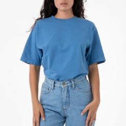 Los Angeles Apparel Unisex 1801GD Mix - 6.5oz Garment Dye Crew Neck T-Shirt