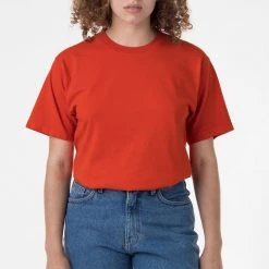 Los Angeles Apparel Unisex 1801GD Mix - 6.5oz Garment Dye Crew Neck T-Shirt