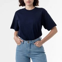 Los Angeles Apparel Unisex 1801GD Mix - 6.5oz Garment Dye Crew Neck T-Shirt