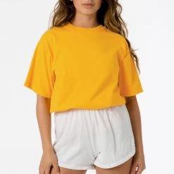 Los Angeles Apparel Unisex 1801GD Mix - 6.5oz Garment Dye Crew Neck T-Shirt