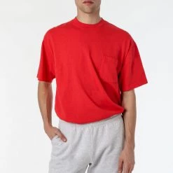 Los Angeles Apparel 1809GD Mix - Short Sleeve Garment Dye Pocket T-Shirt