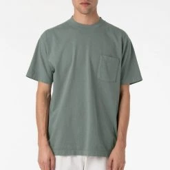 Los Angeles Apparel 1809GD Mix - Short Sleeve Garment Dye Pocket T-Shirt