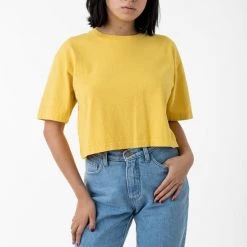 Los Angeles Apparel Women's 1820GD - Oversized Crop Tee