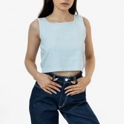 Los Angeles Apparel 1822GD - Garment Dye Crop Tank Women's