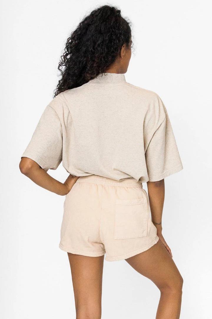 Los Angeles Apparel Women's 1825GD Unisex - Oversized Short Sleeve High Mockneck T-shirt 15 Los Angeles Apparel Women's 1825GD Unisex - Oversized Short Sleeve High Mockneck T-shirt