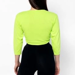 Los Angeles Apparel Women's 1826GD - Le Weekend Tie Top