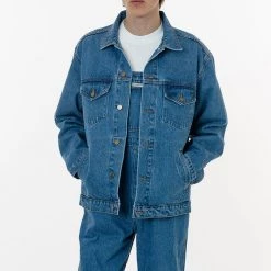 Los Angeles Apparel Men's RDNM04 - Denim Jacket 14 Los Angeles Apparel Men's RDNM04 - Denim Jacket
