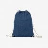 Los Angeles Apparel Women's WD09 - Denim Drawstring Backpack