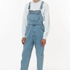 Los Angeles Apparel Women's RDNU07 Mix - Unisex 14 Oz. Denim Overall