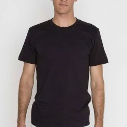 Los Angeles Apparel Men's 20001 - Fine Jersey Crew Neck T-Shirt