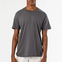 Los Angeles Apparel Men's 20001 - Fine Jersey Crew Neck T-Shirt