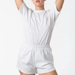 Los Angeles Apparel Unisex 20020 Mix - Natural Wash HI-Crew T-Shirt