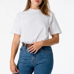 Los Angeles Apparel Unisex 20020 Mix - Natural Wash HI-Crew T-Shirt