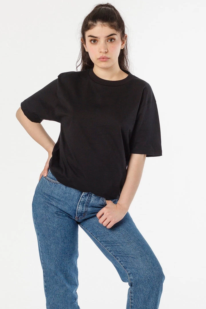 Los Angeles Apparel 2017 Unisex - 6.0oz Crew Neck Heavy Combed Cotton T-Shirt 5 Los Angeles Apparel 2017 Unisex - 6.0oz Crew Neck Heavy Combed Cotton T-Shirt