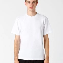 Los Angeles Apparel Unisex 20020 Mix - Natural Wash HI-Crew T-Shirt