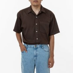 Los Angeles Apparel RCT419GD - Cotton Twill Casual Button Up Shirt Women's