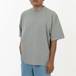Los Angeles Apparel 1825GD - Oversized Short Sleeve High Mockneck T-shirt Men's 20 Los Angeles Apparel 1825GD - Oversized Short Sleeve High Mockneck T-shirt Men's