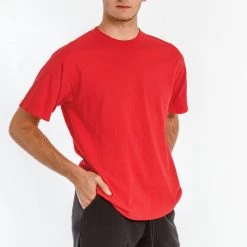 Los Angeles Apparel Unisex 1801GD Mix - 6.5oz Garment Dye Crew Neck T-Shirt