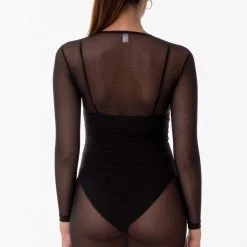 Los Angeles Apparel RNS310 - Micro Mesh Mini Dress