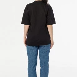 Los Angeles Apparel 2017MN Unisex - 6.0oz Mock Crew Neck Heavy Combed Cotton T-Shirt Women's