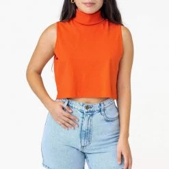 Los Angeles Apparel Women's RDNW06 - Denim Mid-Length Short