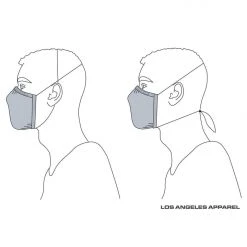 Los Angeles Apparel FACEMASK3 - 3-Pack Cotton Mask