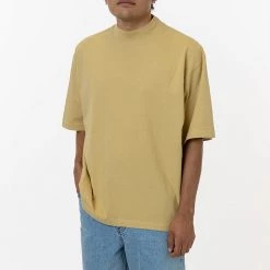 Los Angeles Apparel 1825GD - Oversized Short Sleeve High Mockneck T-shirt Men's 17 Los Angeles Apparel 1825GD - Oversized Short Sleeve High Mockneck T-shirt Men's