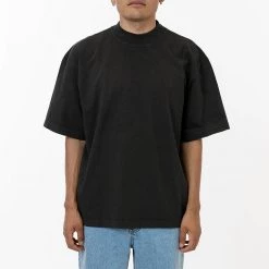 Los Angeles Apparel 1825GD - Oversized Short Sleeve High Mockneck T-shirt Men's