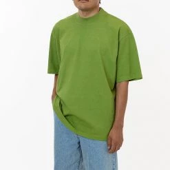 Los Angeles Apparel 1825GD - Oversized Short Sleeve High Mockneck T-shirt Men's 21 Los Angeles Apparel 1825GD - Oversized Short Sleeve High Mockneck T-shirt Men's