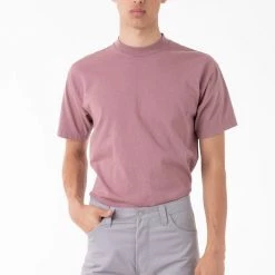 Los Angeles Apparel Men's 1405GD - Short Sleeve Garment Dye Mockneck T-Shirt 17 Los Angeles Apparel Men's 1405GD - Short Sleeve Garment Dye Mockneck T-Shirt