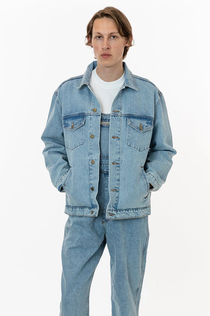 Los Angeles Apparel RDNM04 Mix - Denim Jacket Men's 3 Los Angeles Apparel RDNM04 Mix - Denim Jacket Men's