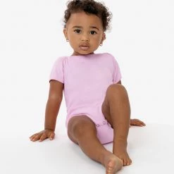Los Angeles Apparel Kid's 40001 - Baby Rib Infant Short Sleeve Onesie