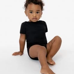 Los Angeles Apparel Kid's 40001 - Baby Rib Infant Short Sleeve Onesie