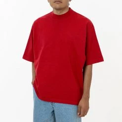 Los Angeles Apparel 1825GD Mix - Oversized Short Sleeve High Mockneck T-shirt