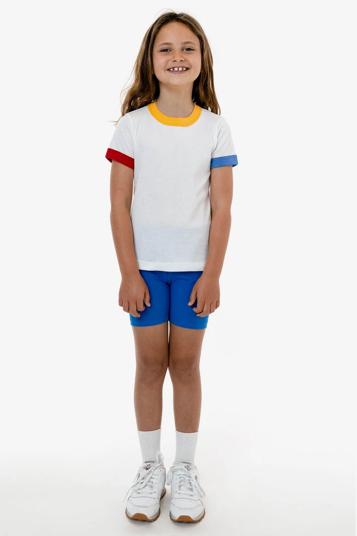 Los Angeles Apparel Kid's 8182 - Kids Cotton Spandex Bike Shorts 7 Los Angeles Apparel Kid's 8182 - Kids Cotton Spandex Bike Shorts