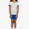 Los Angeles Apparel Kid's FFR101 - Kids 50/50 Rib Ringer T